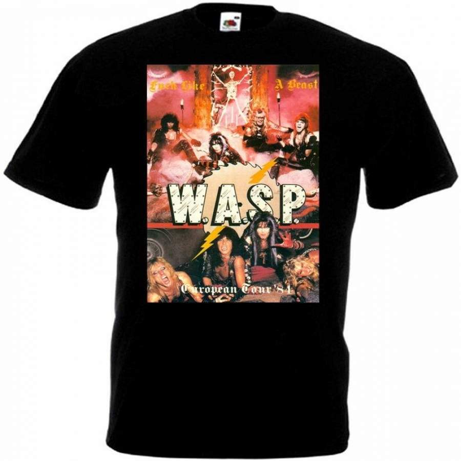 Wasp Live At Lyceum T-Shirt Black All Sizes S…5Xl