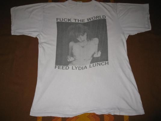 1989 Lydia Lunch The Uncensored Vintage shirt