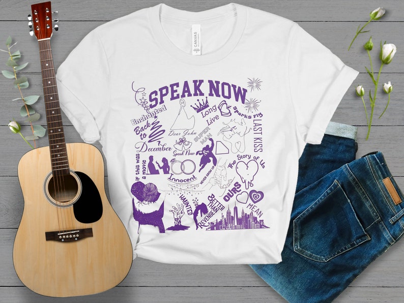 Speak Now Deluxe Edition Shirt, Midnight Shirt, Fan Shirt, Album Fan T-Shirt, Speak Now Trend Tee, Concert Tee