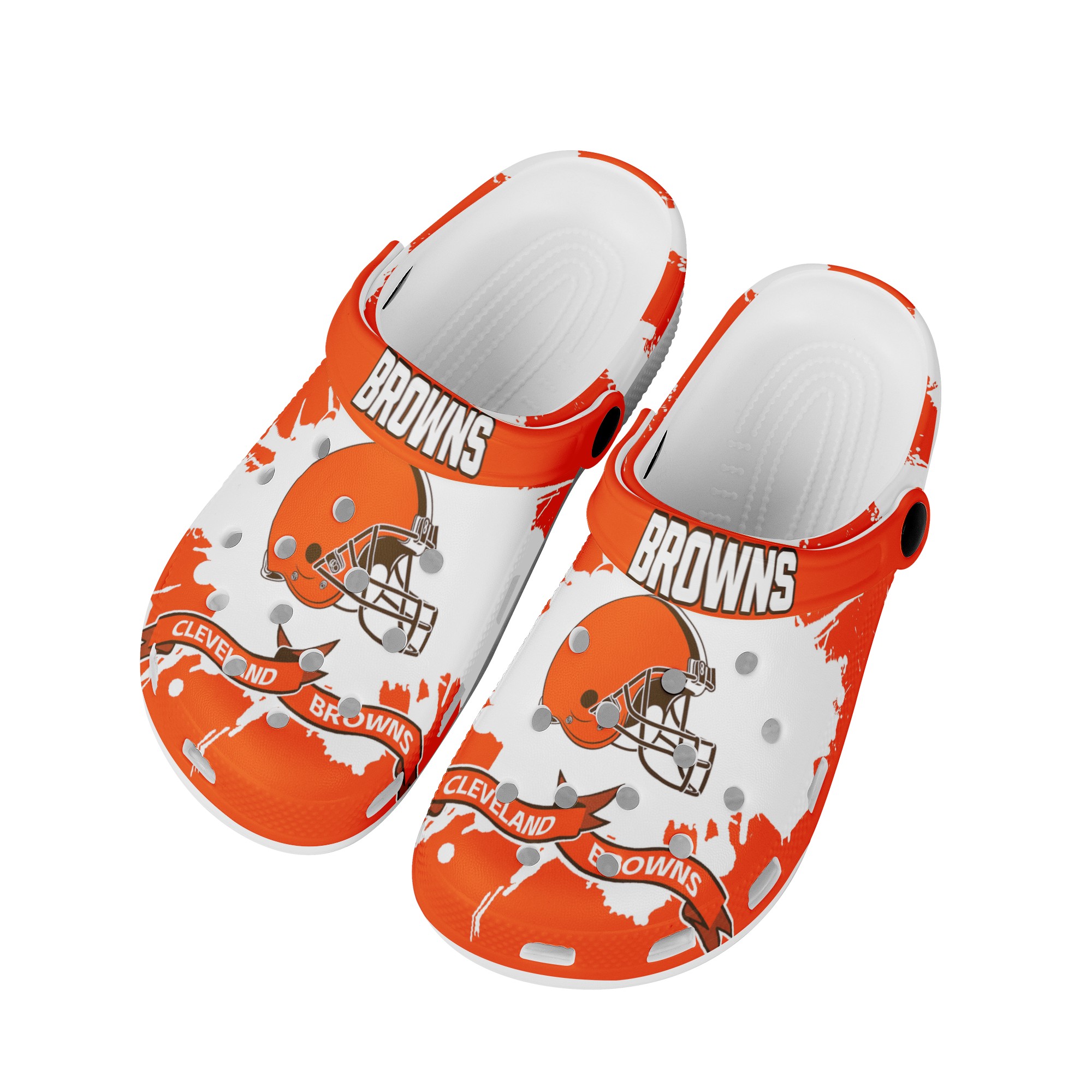 Cleveland Browns Crocs Shoes Cute Style#1 Shoes For Fans