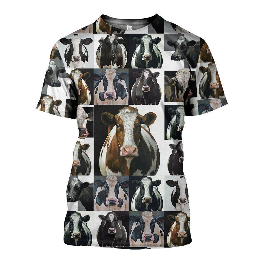 3D All Over Printed Dairy Cow Collec …