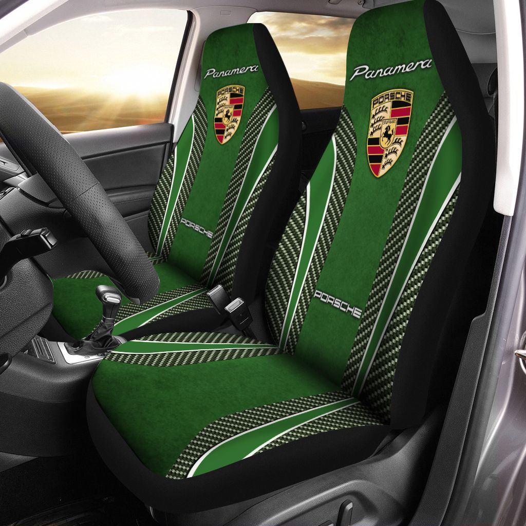 Porsche Panamera Lph Car Seat Cover (Set Of 2) Ver 2 (Green)