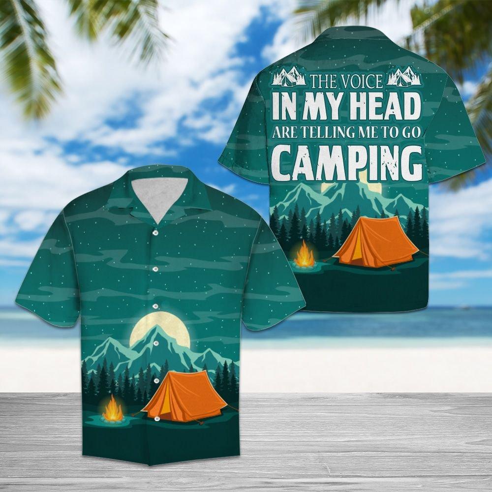 Aloha Shirt Mother’s day Father’s day unique gift ideas for mom & dad from daughter & son kids, meaningful birthday presents –  Amazing Camping HT24702 – Hawaiian Shirt