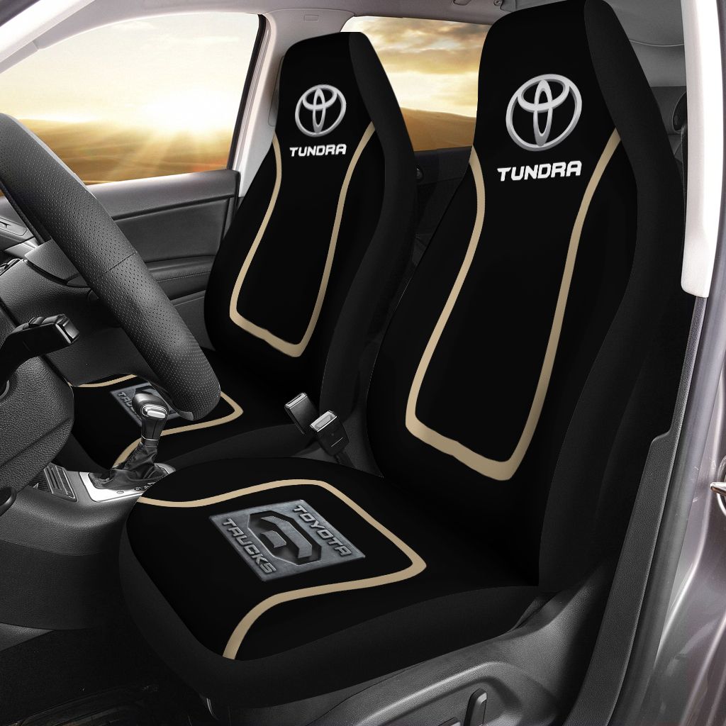 Toyota Tundra NCT-HT Car Seat Cover (Set of 2) Ver 4 (Black)