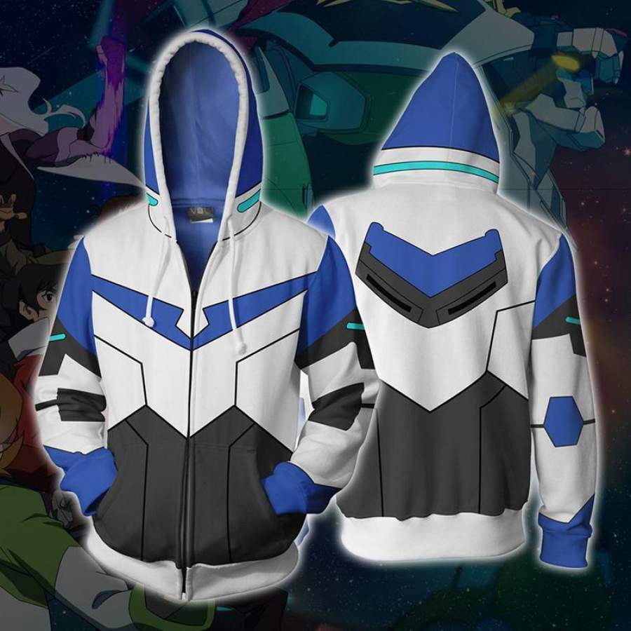 Voltron Hoodies – Legendary Defender Paladin Lance Zip Up Hoodie OTA504