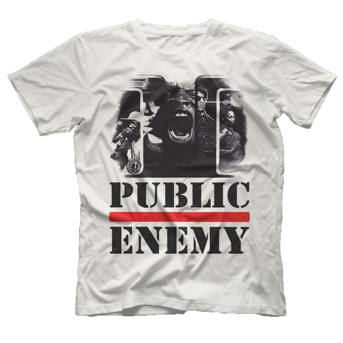 Vintage Public Enemy White Unisex for Men T-Shirt Size S – 3XL