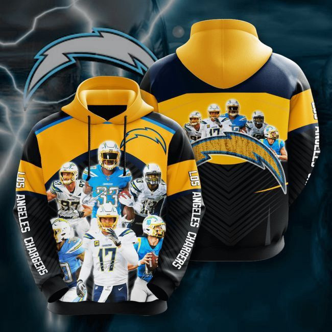 Los Angeles Chargers 36 Unisex 3D Hoodie Gift For Fans