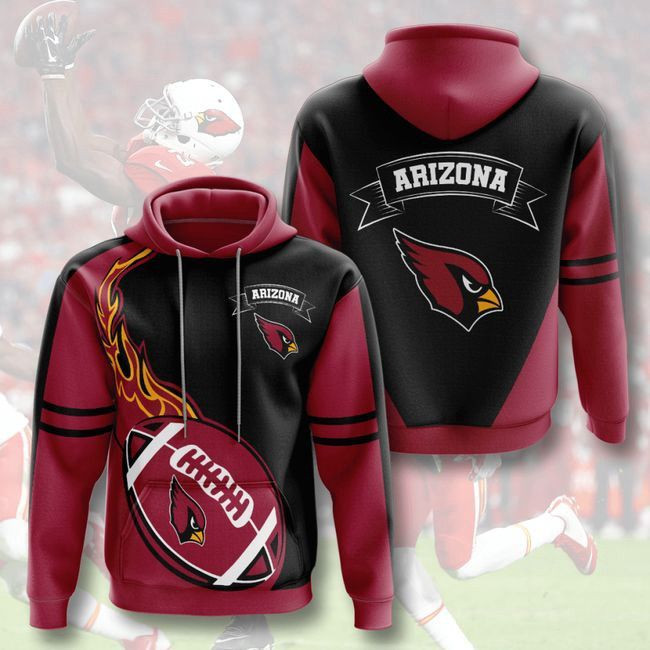 Arizona Cardinals Long Sleeve 24 Unisex 3D Hoodie Gift For Fans