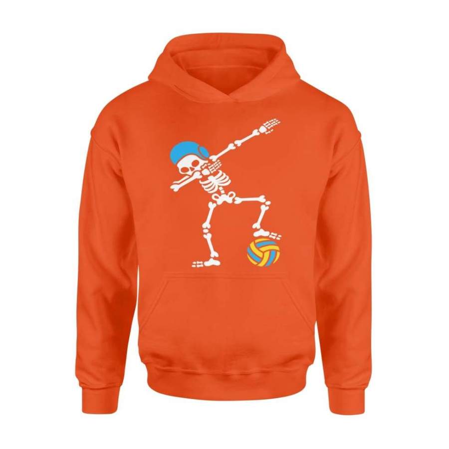 Funny Dab Dabbing Skeleton Water Polo Halloween Swim Halloween Costume Graphic Design Digital Printed Shirt – Standard Hoodie
