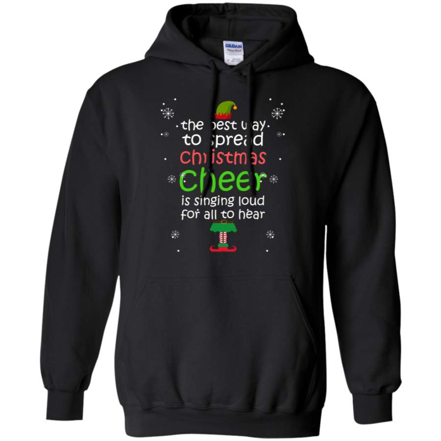 The Best Way To Spread Christmas Cheer Elf Hoodie