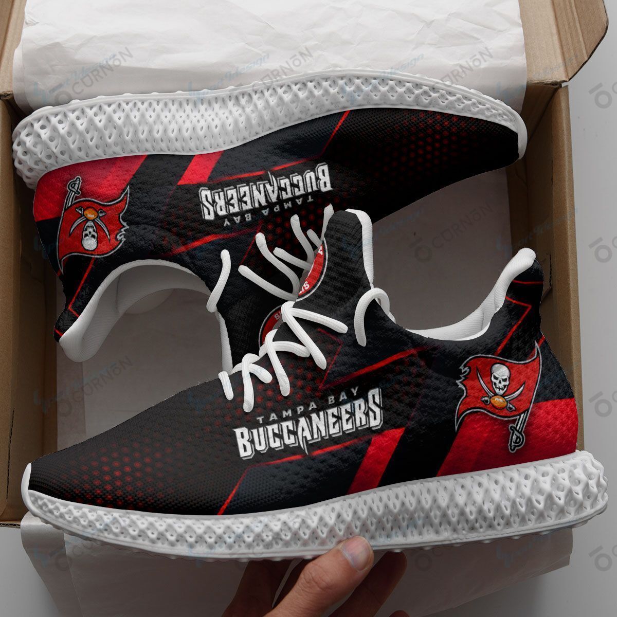 Tampa Bay Buccaneers 4D Future Sneakers 87