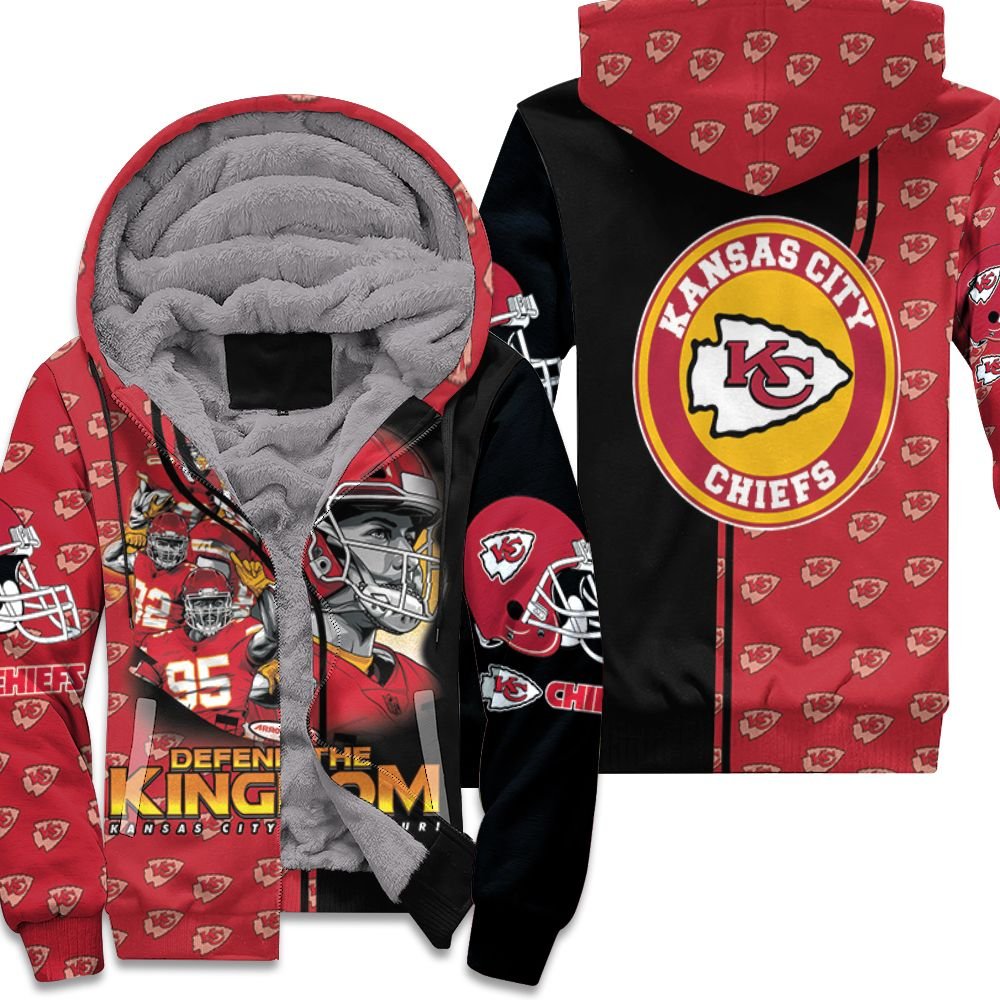 Kansas City Chiefs Defend the Kingdom Missouri State Super Bowl Champion Fleece Zip Hoodie