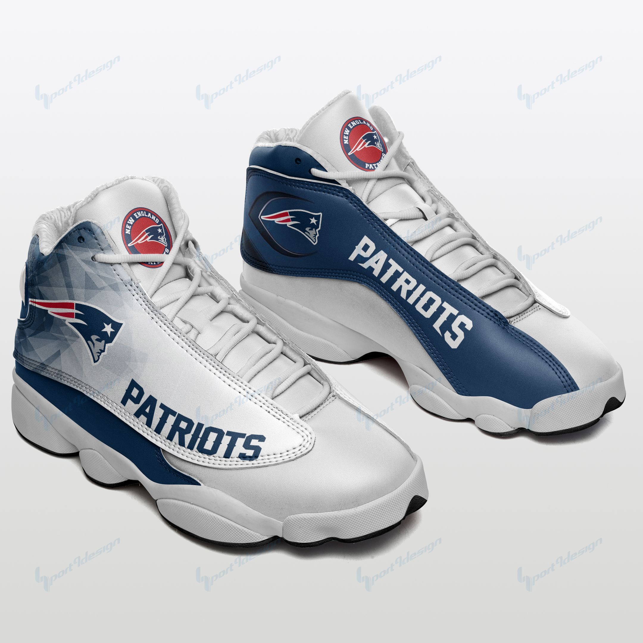 New England Patriots Air JD13 Sneakers 696