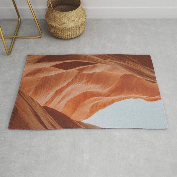 3D Antelope Canyon Rough Terrain Design Area Rug Home Decor