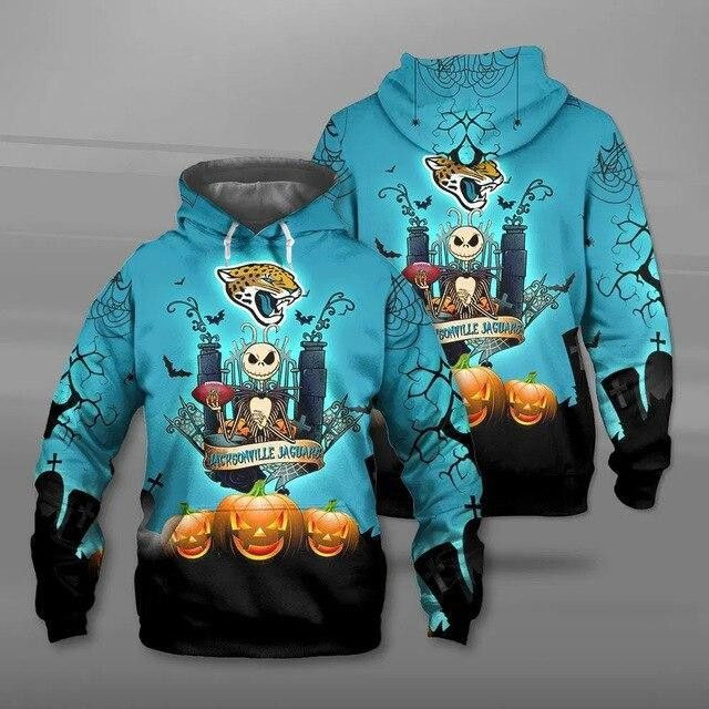 Jacksonville Jaguars Halloween 99 Unisex 3D Hoodie Gift For Fans