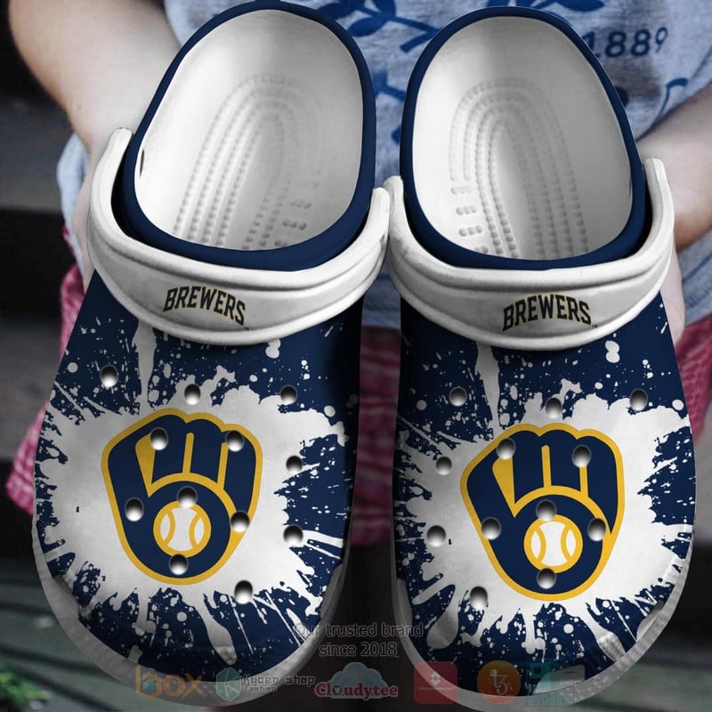 Milwaukee Brewers Crocs Crocband Shoes