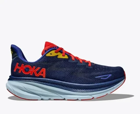 Hoka One One Clifton 9 Bellwether Blue Dazzling Blue Shoes Sneakers SNK946922698