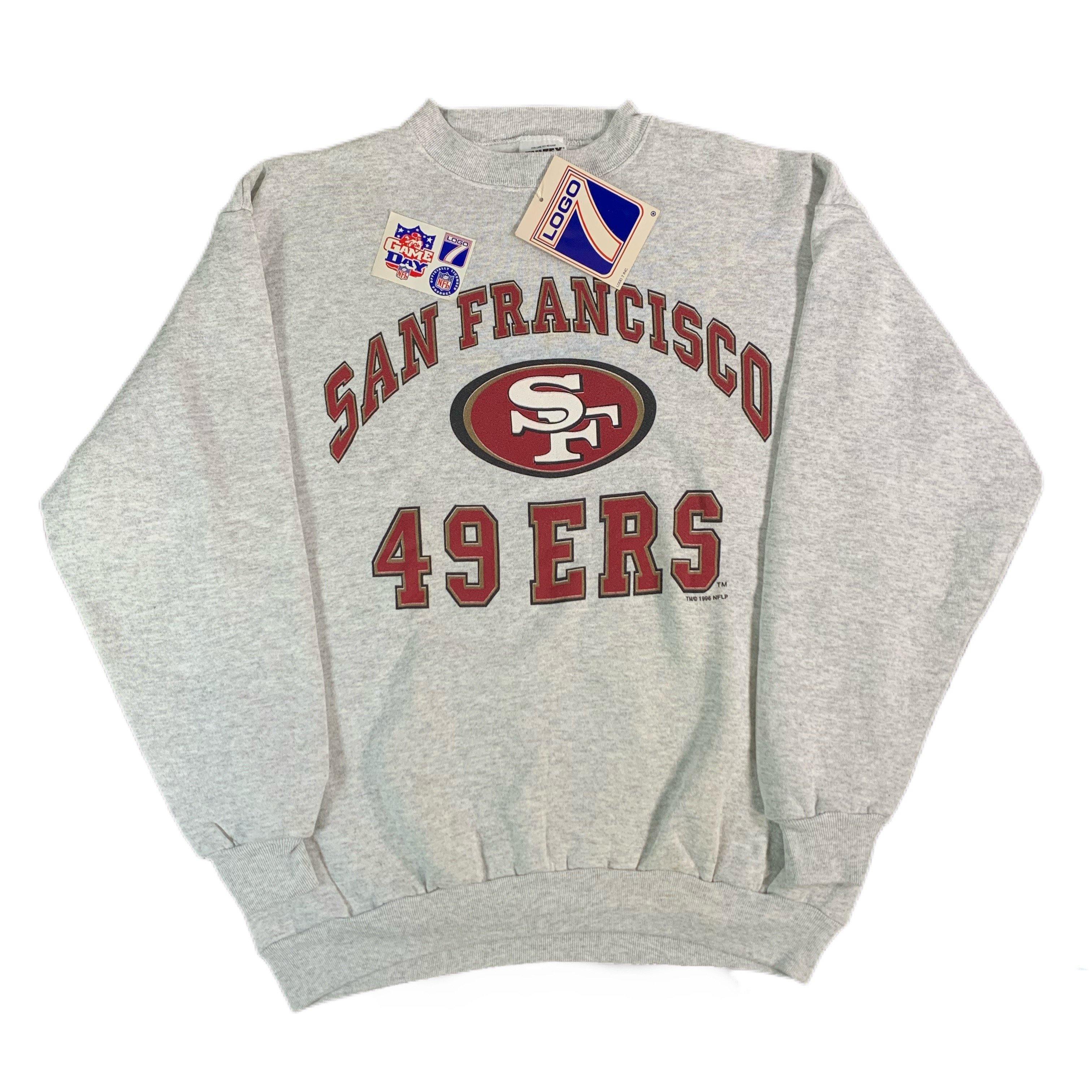 Vintage San Francisco 49ers “7 Logo” Crewneck Sweatshirt