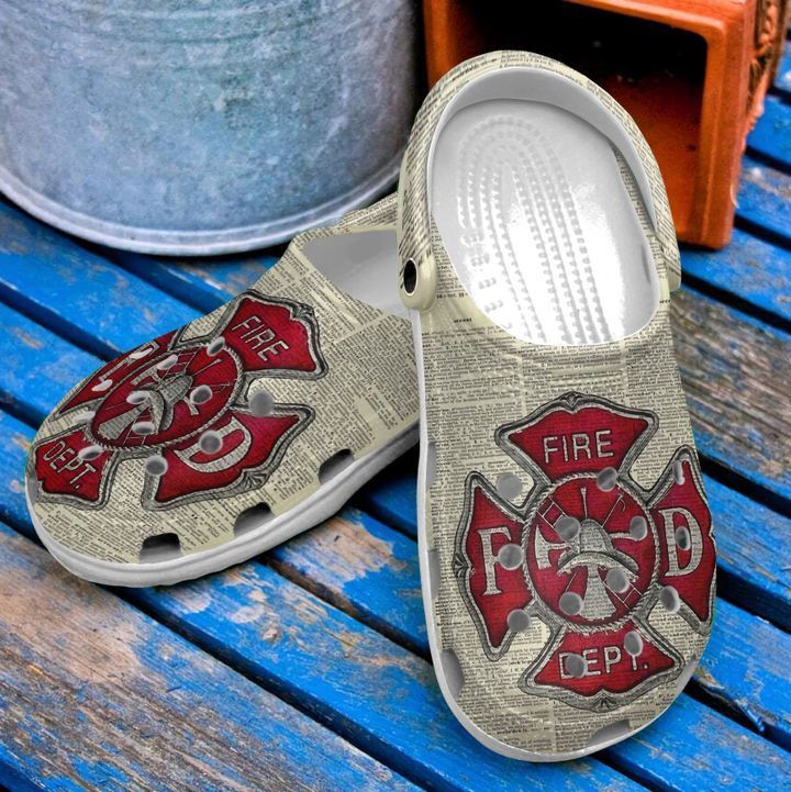 Firefighter Badge Sku 986 Crocs Clog …