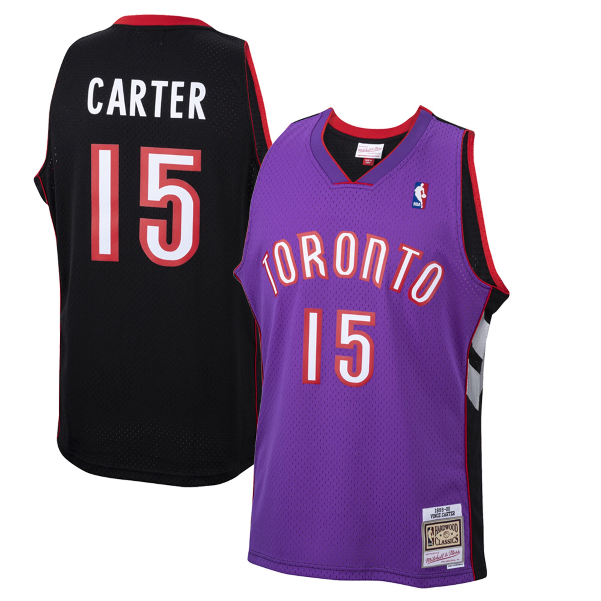 Vince Carter Toronto Raptors 1999-00 Throwback Purple Jersey – All Stitched