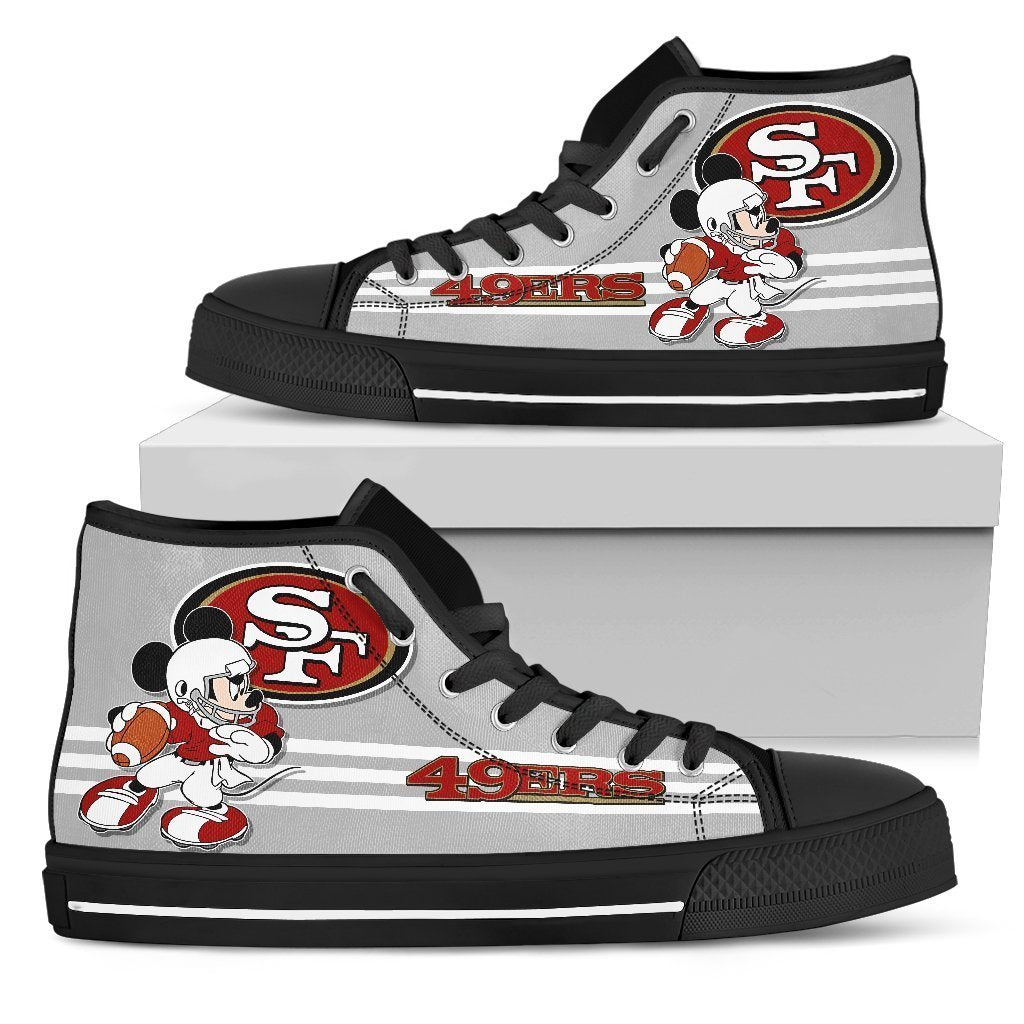 San Francisco 49Ers Sneakers High Top Shoes Fan Gift Pt19