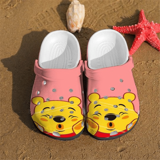 Waybackapparel Cute Pooh Bear Winnie The Pooh Gift For Lover 3D Crocband Clog