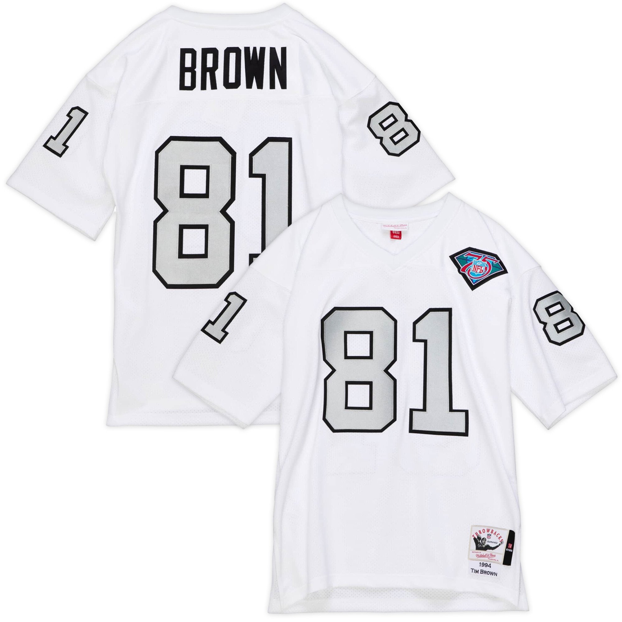 Tim Brown Raiders Throwback 1994 Jersey – All Stitched