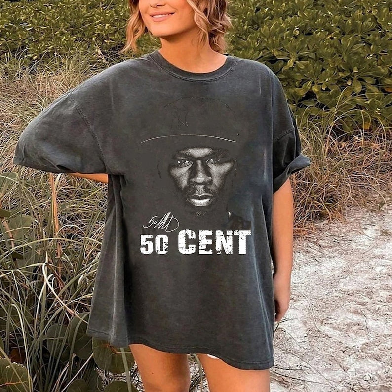 50 Cent Vintage T-Shirt, Get Rich Or Die Tryin Album 90S Y2K T-Shirt, 50 Cent Rap Shirt, 50 Cent Merch, Hiphop Tee, Vintage Bootleg Shirt