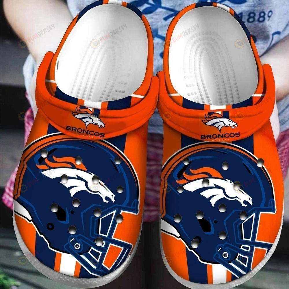 Denver Broncos Crocs Crocband Clog Comfortable Water Shoes – Aop Clog