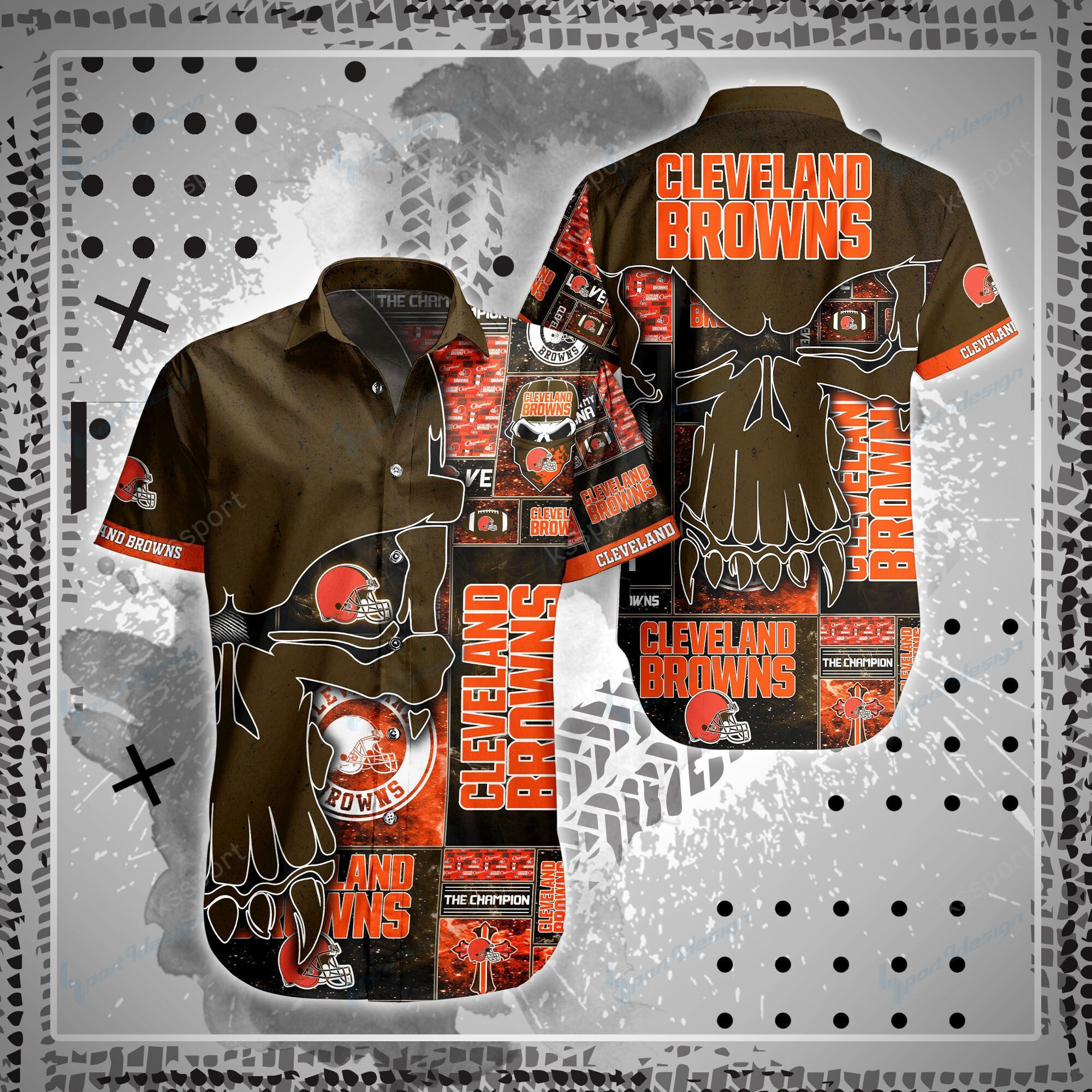 Cleveland Browns Shirt And Shorts Bg104