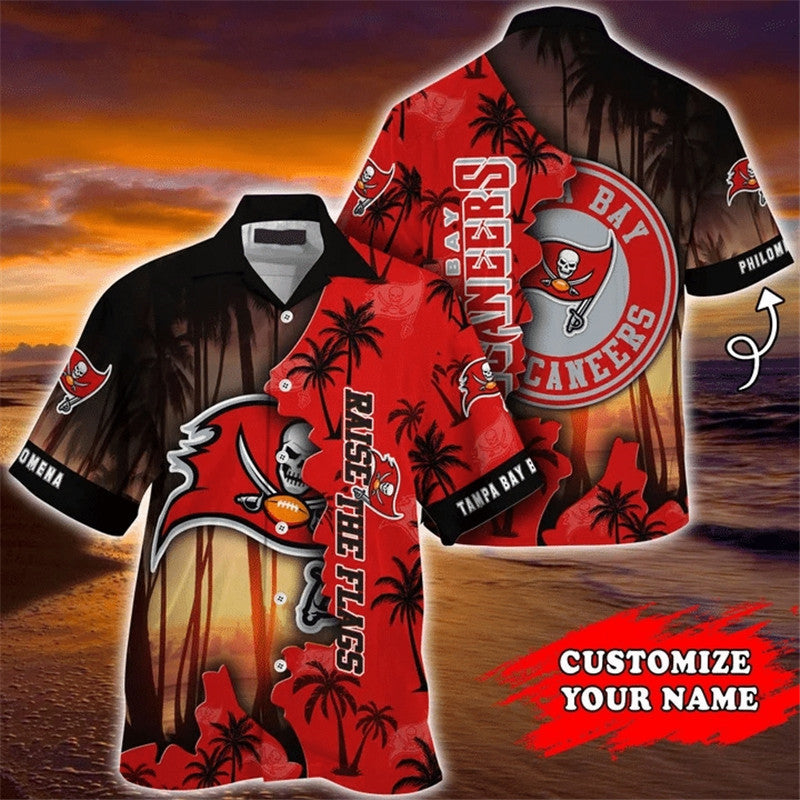 Tampa Bay Buccaneers Hawaiian 3D Shirt