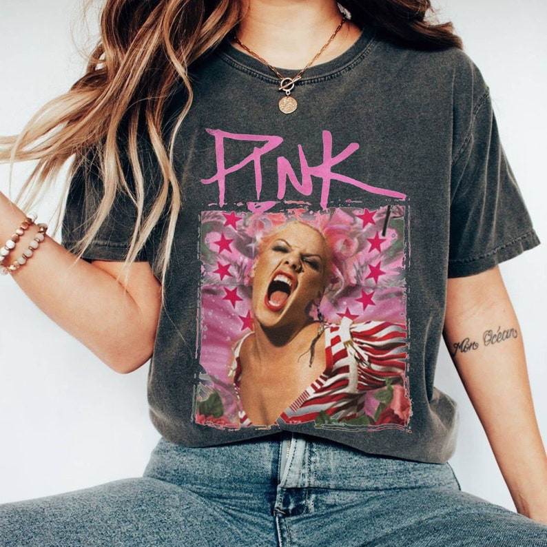 Pink So Cute Summer Carnival 2023 Tour Sweatshirt, P!Nk Pink Singer So Hot Sweatshirt,Gift For Her, Gift For Him