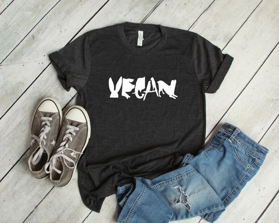 Vegan Shirt Funny Vegan T Shirt For Women Men Spelled With Animal Letters Vegan Gift