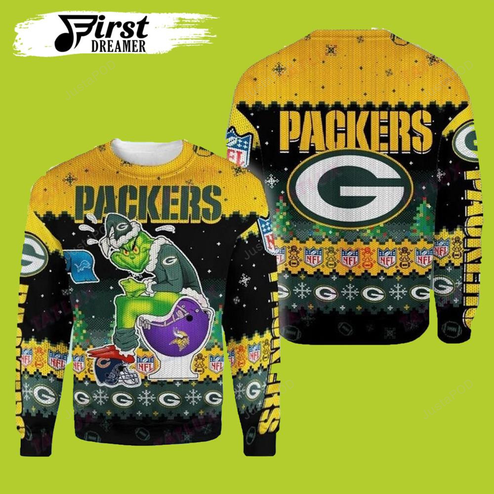 The Grinch Nfl Green Bay Packers Ugly Sweater