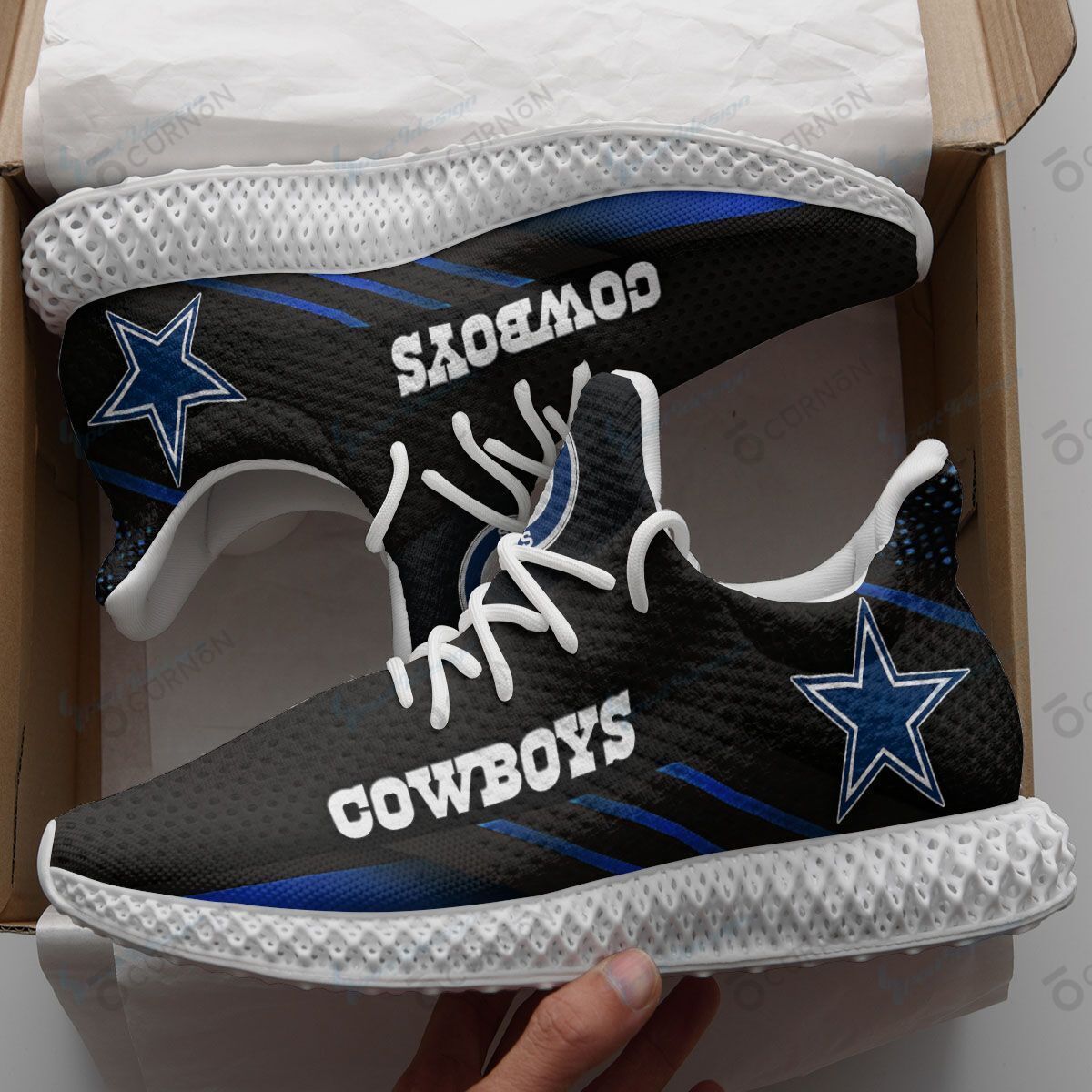 Dallas Cowboys 4D Future Sneakers 51