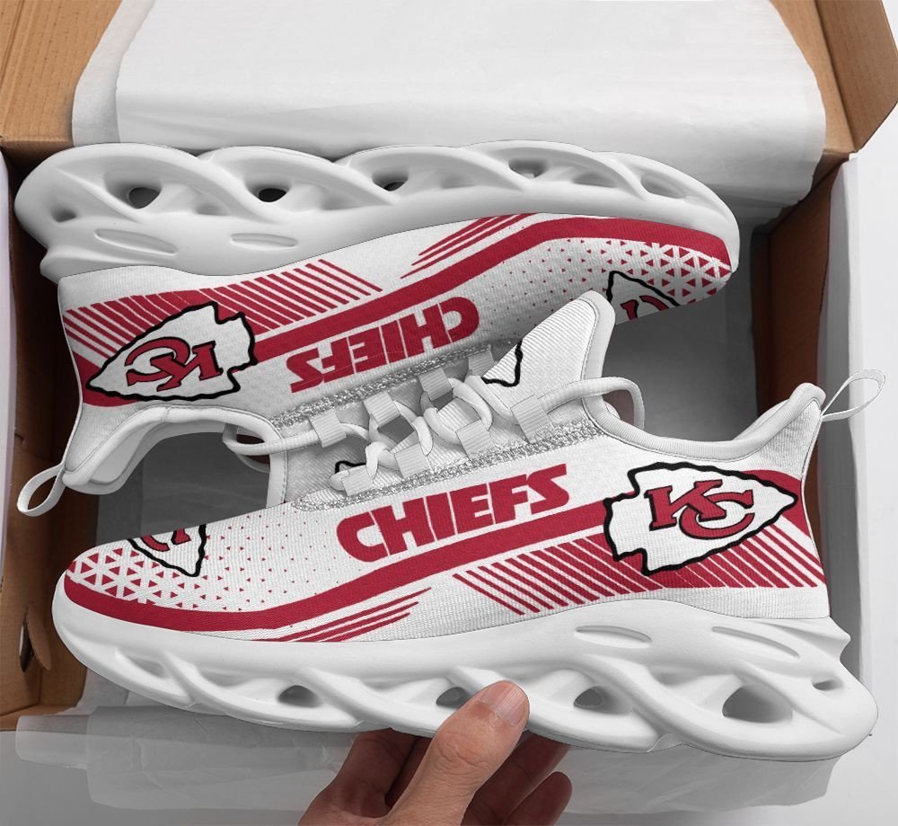 Kansas City Chiefs Yezy Running Sneakers Art 1864