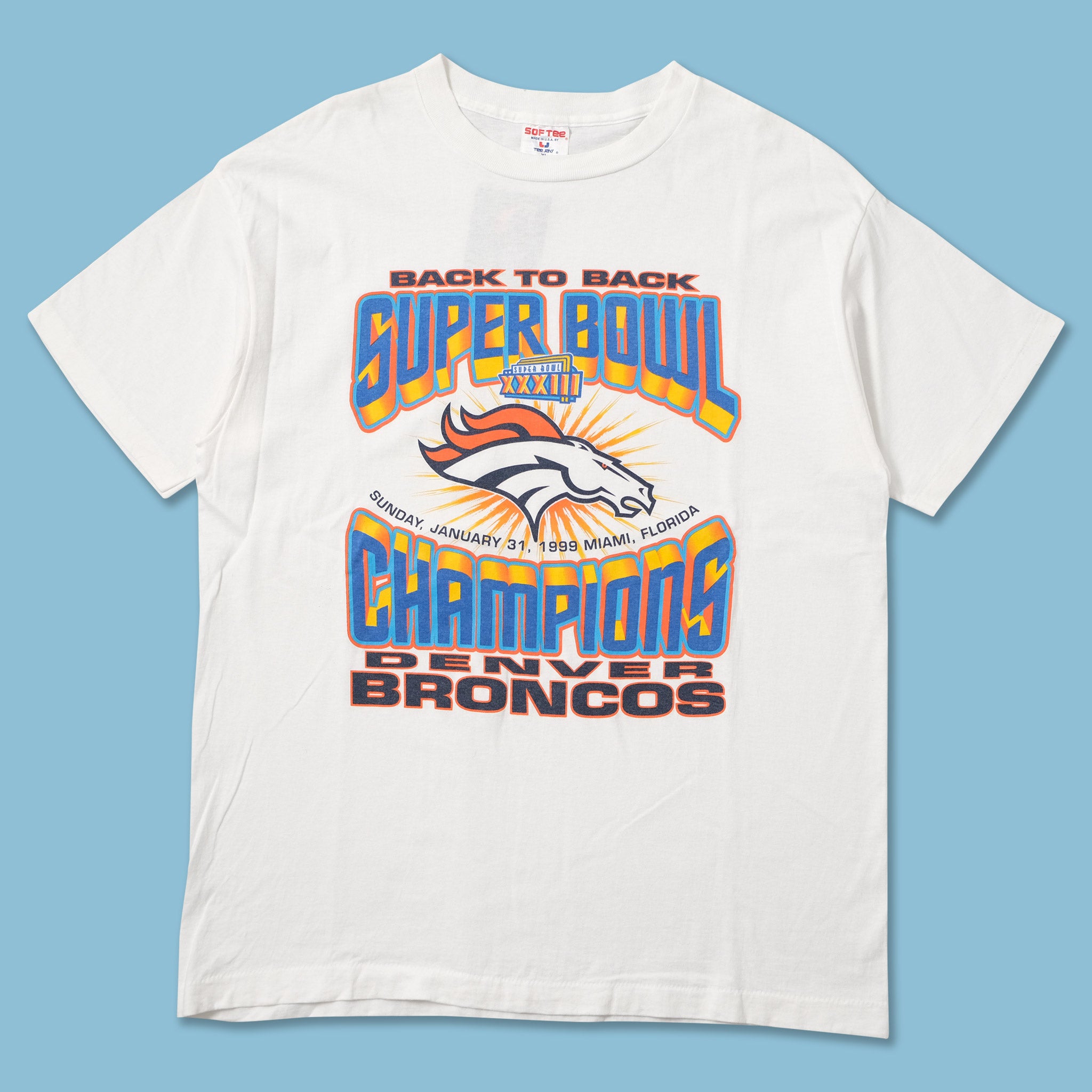 Vintage 1999 Denver Broncos T-Shirt Xlarge