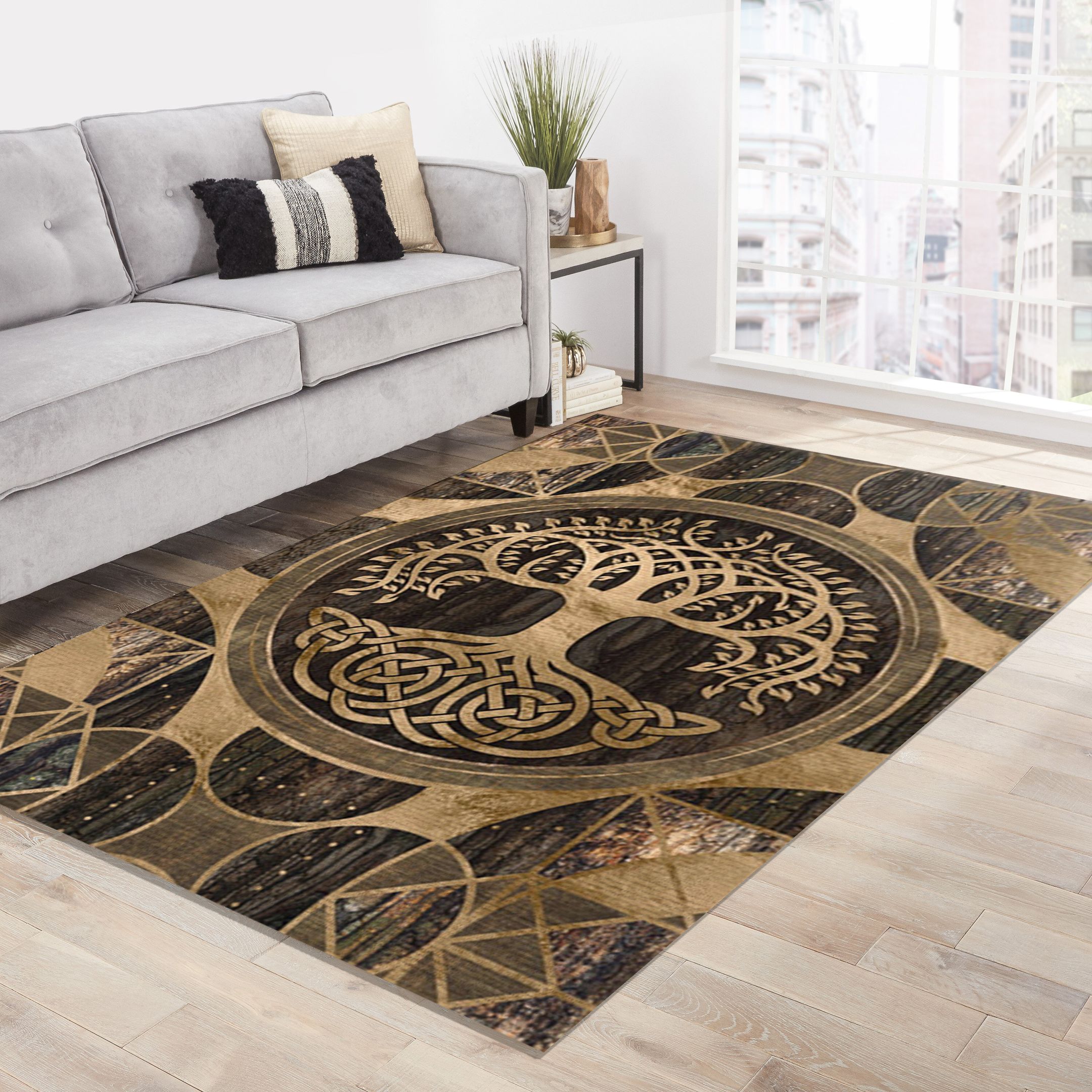 Yggdrasil Tree Of Life Area Rug Home Decor Rug