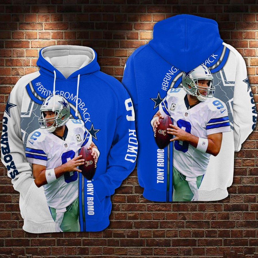 Dallas Cowboys Romo Back 86 Unisex 3D Hoodie Gift For Fans