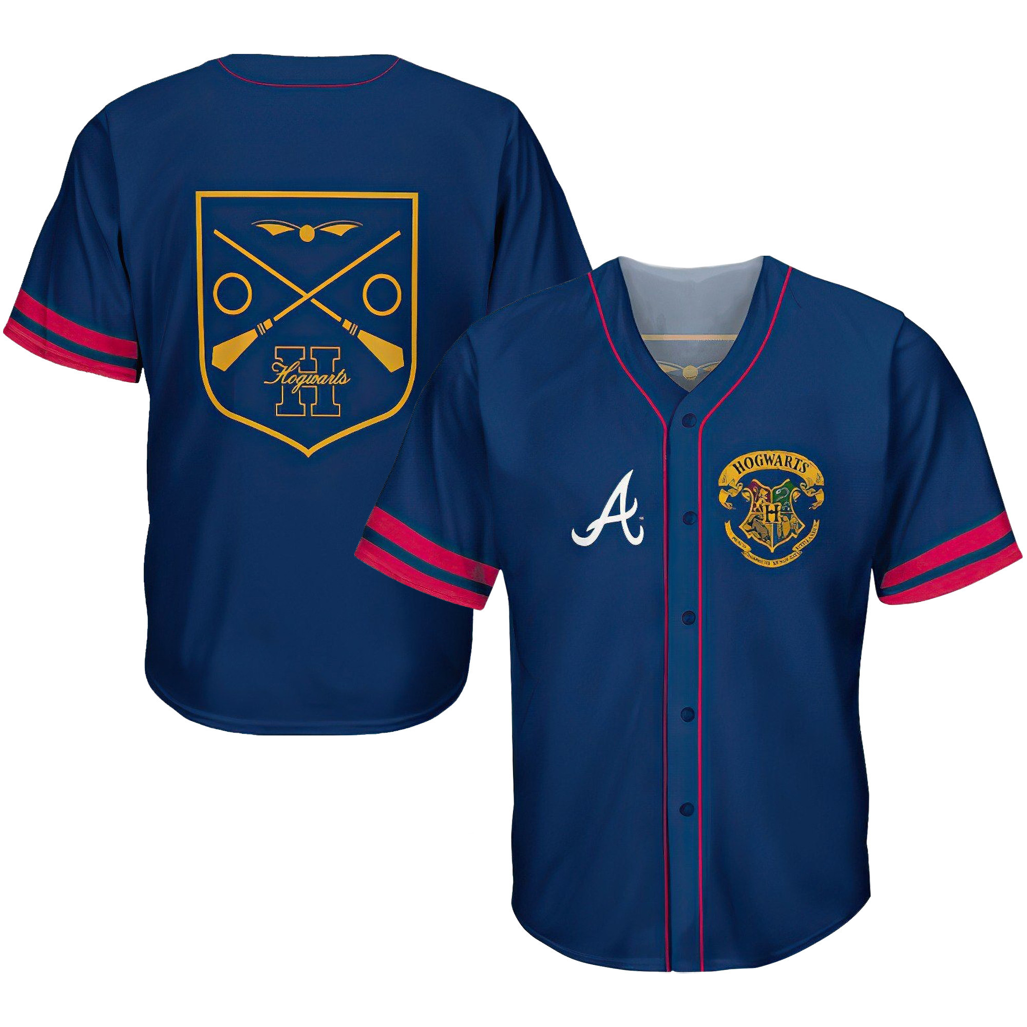 Atlanta Braves Harry Potter Jersey – Stitched