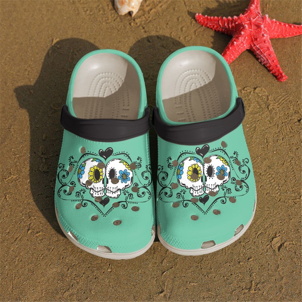 Skull Mint Sku 2164 Crocs Crocband C …