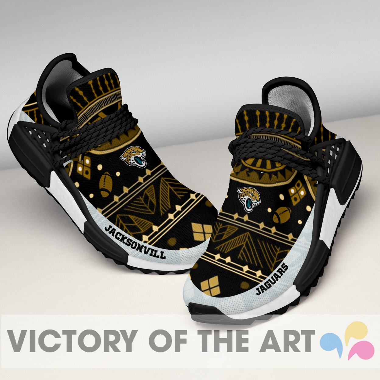 Wonderful Pattern Human Race Jacksonville Jaguars Shoes For Fans