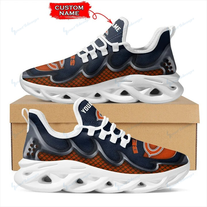 Chicago Bears Personalized Yezy Running Sneakers Bg399