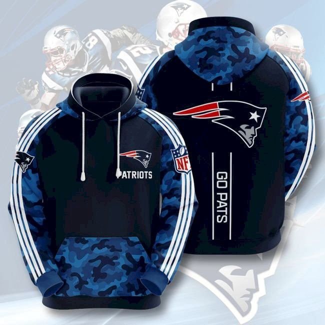 New England Patriots Hooded For Nep Fans25 Unisex 3D Hoodie Gift For Fans