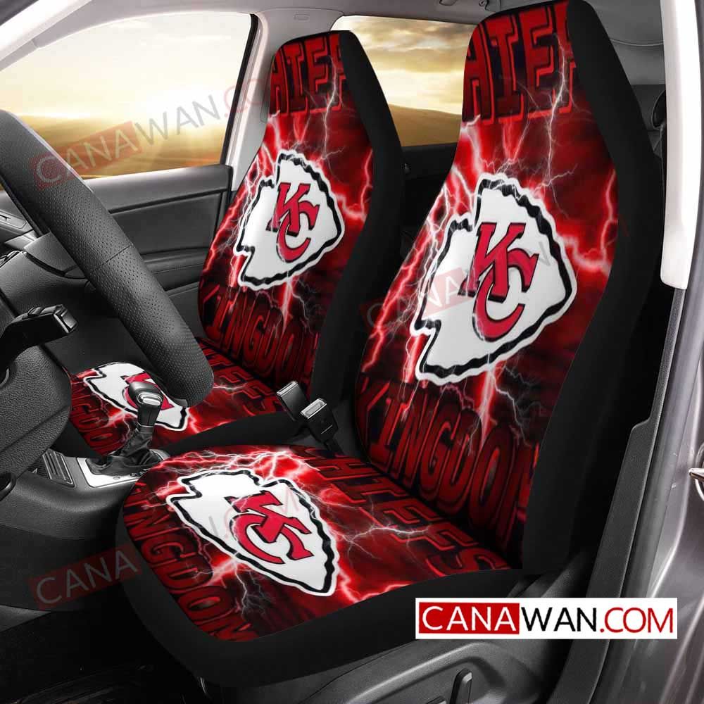 Kansas City Chiefs Style256 3D Customized Personalized Car Seat Cover