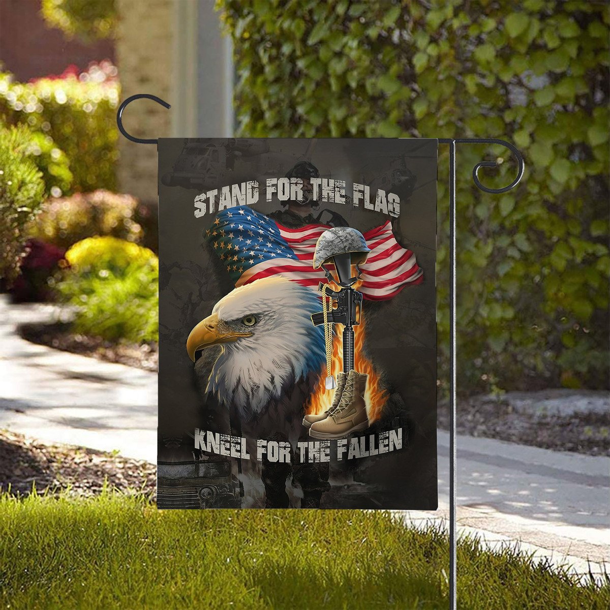 3D Stand For The Flag Memorial Day Custom Flag – Centdeux Dore