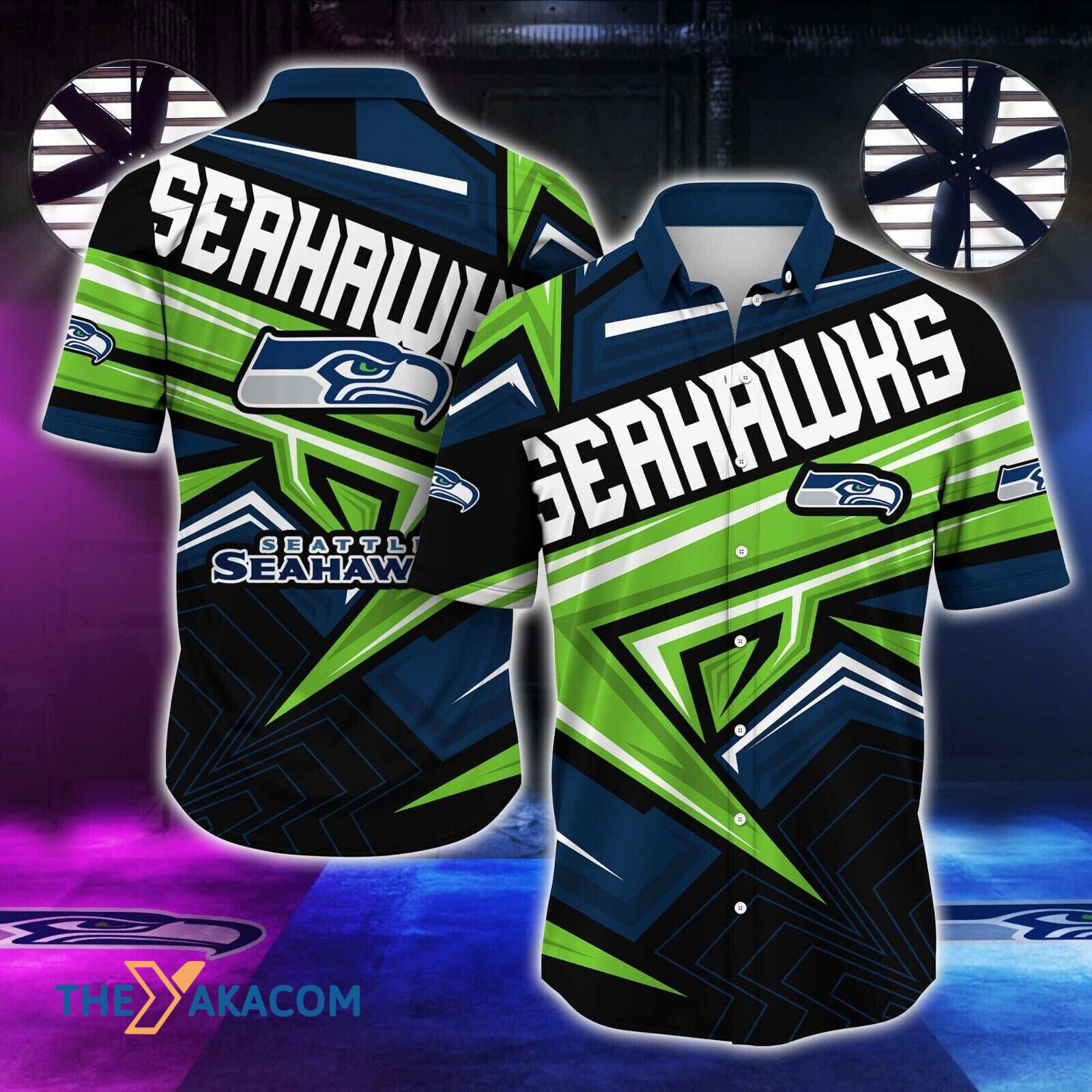 Seattle Seahawks Great Nfl Gift For Fan Short Sleeve Hawaiian Shirt