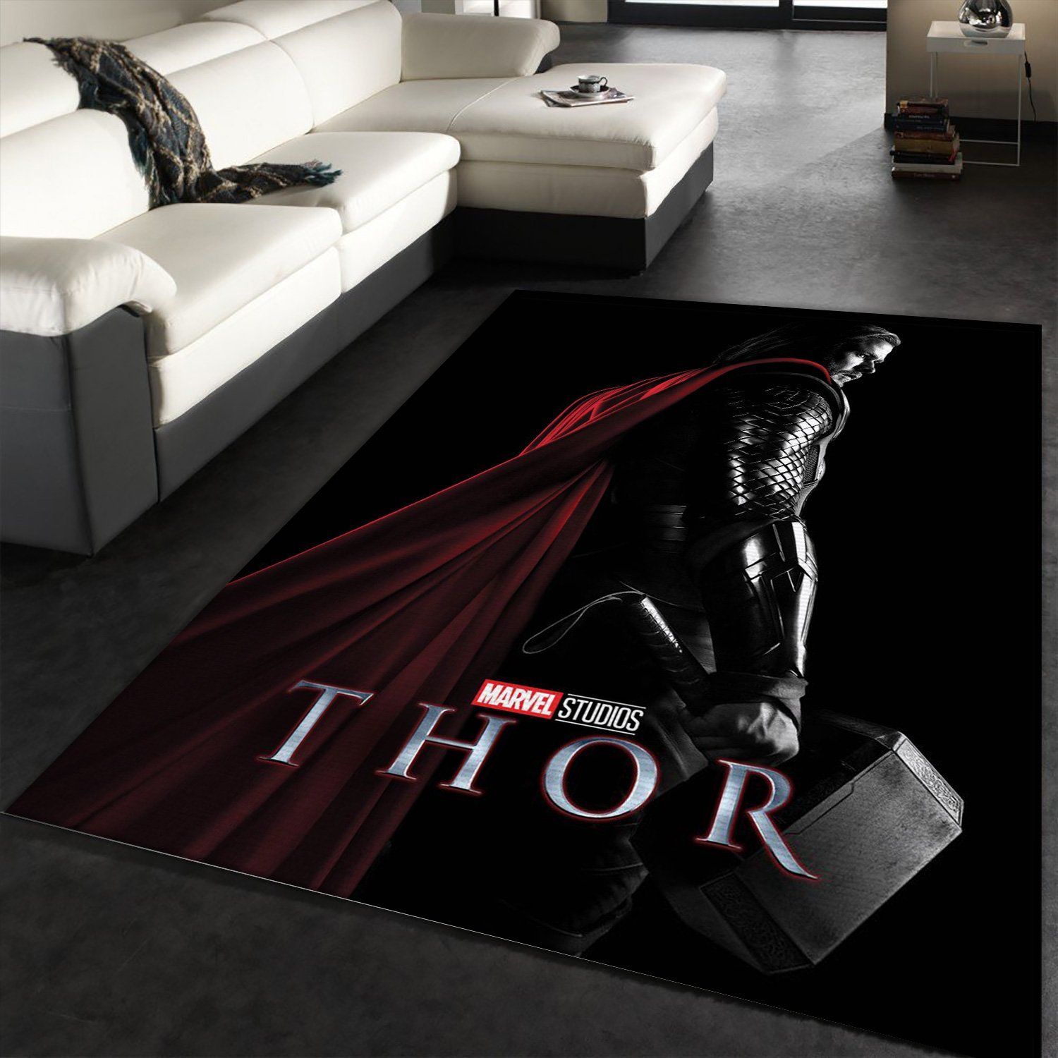 Thor Movie Area Rug Carpet, Living room and bedroom Rug, US Gift Decor