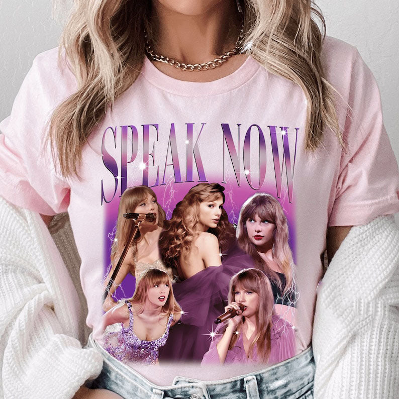 Speak Now Taylor Eras Shirt, Taylor Swiftie Tshirt Speak Now, Speak Now T Shirt, Era Tour Outfit Speak Now, Taylor The Eras Tour Shirt Retro