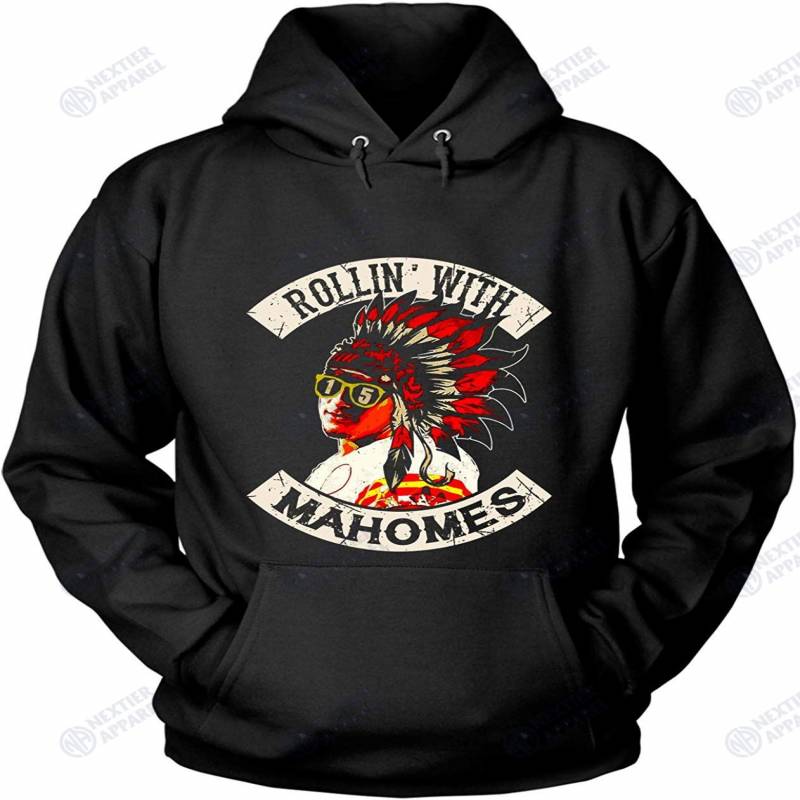 Nhpshop Kansas City Chiefs Mahomes T Shirt, Rolling With Shirt Hoodie